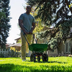 Sunday Green Machine Granular Lawn Fertilizer - 30-0-5 Mix for Up to 120 Days of Growth - Enriched with Potassium & Organic Matter for Soil Health & Extended Feeding - 12lbs - Covers Up to 4,000 Sq Ft