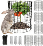 5 Pack Plant Protector from Animals, 12x12 Inches Wire Plant Protector, Plant Cages to Keep Rabbits Out