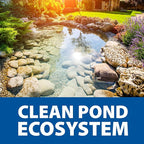 The Pond Guy Seasonal Defense, Spring & Fall Beneficial Bacteria, Barley & Enzymes, Cold Water Pond Sludge & Scum Treatment, Fish & Plant Safe, 96 Packets