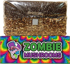 All‑in‑One Mushroom Grow Bag Kit – Sterilized Grain & CVG Substrate with Self‑Healing Injection Port – Beginner‑Friendly Mushroom Growing Kit to Grow Mushrooms at Home, 5 lb Mega Bag (1 Bag)