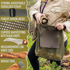 Foraging Bag - Mushroom Foraging Kit with Bag and Knife, Great for Mushroom Decor Lovers