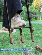 Lawn Aerator Tool, Core Aerator Lawn Tool with Alloy Steel Material, Sturdy Grass Aerator for Lawn Health Soil Yard Aerator