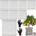 8 PCS 10 Gallon Root Guard Gopher Proof Wire Baskets, Stainless Steel Gophers Moles Voles Proof Mesh Baskets, Underground Cages for Protecting Plant Roots, Trees, Flowers, Crops, Tubers