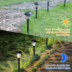 MAGGIFT 12 Pack Solar Pathway Lights Outdoor Solar Garden Lights for Patio, Yard, Driveway