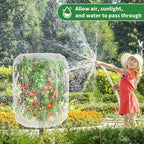 Garden Mesh Netting with Drawstring,Plants Cover Protection from Anti Birds,Bugs,Cicadas,and Insects-Pest Barrier Bag for Blueberry Bushes,Citrus,Tomatoes,Vegetables,Fruit Tree and Orange