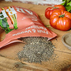 Organic Fruit & Vegetable Granular Fertilizer 4-Pack, 4 lb - Nutrient-Dense Plant Food - Builds Soil Health, Strengthens Roots, Improves Moisture Retention - Safe for Organic Gardening & Pollinators