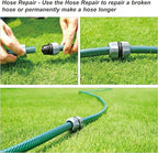Eden 98063 Multi-Adjustable Flex Design Above Ground Irrigation Garden Sprinkler System, Sprinkler & Hose, DIY Plant Watering Set