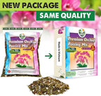 [Upgraded] DUSPRO Orchid Potting Mix for Repotting with Forest Moss, Pine Bark, Perlite & Pumice, Orchid Bark Potting Mix,Orchid Repotting Soil, Drainage Indoor Potting, Orchid Pot Not Included, 4 QT