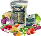 Starter Seed Kit: 15,000+ Seeds, 40 Heirloom Fruit & Vegetable Varieties – Perfect Gardening Gift - Planting Instructions - Indoors, Outdoors, or Hydroponically