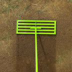 Lawn Leveling Rake 30"x10" - Stainless Steel with Adjustable 30"-74" Handle, Anti-Flipping Lawn Tool for Garden, Farm, Backyard, Golf Course