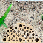 Shrimp Breeding Protector | Shrimp Breeding Cave Aquarium Tunnel | CTWPets (Brown)