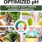 Herbs and Leafy Greens Soil – Premium Organic Nutrient-Rich Potting Mix for Basil, Mint, Lettuce, Spinach, Arugula & More – Fast Growth, Healthy Roots, Ready to Use! (8 QTS)