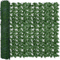 ODTORY Artificial Fence Privacy Screen: 4FT x 50FT UV-Anti Faux Greenery Backdrop Ivy Chain Link Shades Panels for Patio, Balcony, Garden,Deck,Backyard Indoor Outdoor Green Wall Decor