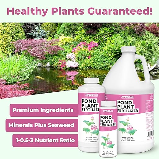 Pond Plant Fertilizer – Liquid Plant Food for Healthy Aquatic Growth, Stronger Roots & Vibrant Pond Plants, 1 Gallon