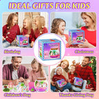 Hannstar Unicorn Light-Up Terrarium Kit for Girls- LED Night Light Unicorn Birthday Gifts for Kids Ages 4 5 6 7 8-12 Years-Unicorn Toys for Girls - DIY Arts and Crafts Kit for Kids