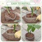 Foyego 6 Pack 10Gallon/5Gallon/3Gallon Root Guard Baskets for Plants, Underground Stainless Steel Wire Mesh Cages Gopher and Vole Wire Basket for Plants Root Protection