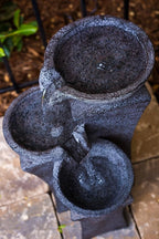 Vicenza - 18" Tri-Bowl Cascading Waterfall Fountain