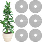 6 Pcs Plant Pot Cover Cuttable Plant Protector from Cats Indoor Dig-Free Plants Pot Soil Guard Flower Pots Grid Guard for Outdoor Garden Balcony