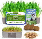 Cat Grass for Indoor Cats – 3 Pack Cat Grass Seeds, Non-GMO, High Germination | Grows in 3-7 Days, USA Harvested | Cat Grass Growing Kit for Hairball Care – Wheat Grass for Healthy Cats