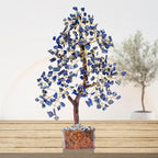 Lapis Lazuli Crystal Tree for Wisdom & Truth Décor for Home and Office | Handmade Bonsai for Communication & Clarity of Thought | Perfect Insight Gift for Loved Ones