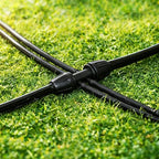 MIXC 80% Water-Saving Soaker Hose – 1/4" x 100 Ft Drip Irrigation Tubing for Garden, Lawn, Flower Beds & Vegetable Rows, with 1/4" Drip Fittings Included