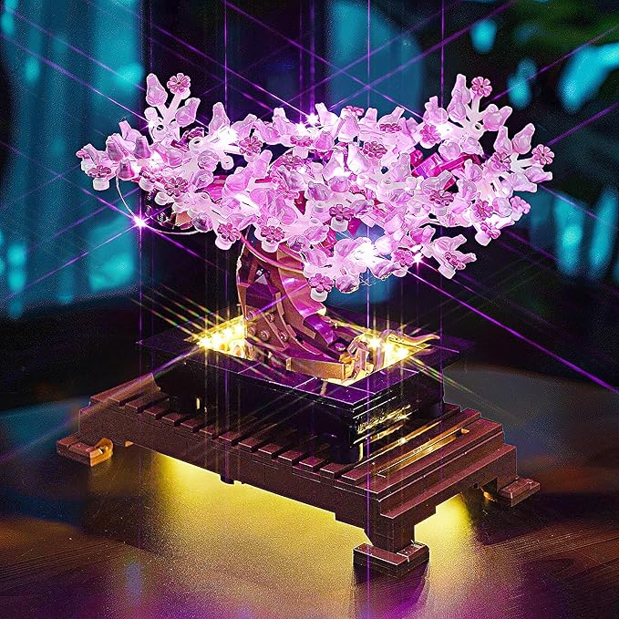 LED Lighting Compatible with LEGO Bonsai Tree 10281 - JUST Lights, Light Kit Compatible with LEGO 10281, Giving Light to Model, NOT Included The Model Set（Customized Version）