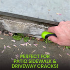 Garden Guru Patio Crack Weeder Tool with Ergonomic Handle – Stainless Steel Weed Puller for Patio Sidewalk Driveway Cracks | Rust Resistant (4 Pack)