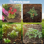UNIFAMILY 20 Pcs Plant Protectors from Animals, 5 Packs Metal Wire Plant Cage, Garden Protector Cage from Deer, Mesh Garden Protector from Rabbits, Chicken Wire Plant Covers from Animals
