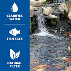 The Pond Guy Barley Straw Pellets Natural Clarifier for Water Gardens & Fountains, Treatment for Cloudy Ponds, Koi Fish, Plant & Pet Safe, 12 lbs