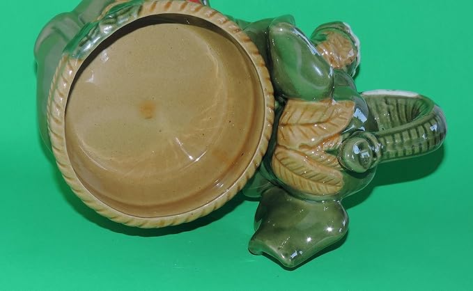 jmbamboo-Jumbo Size Elephant Ceramic Vase 7'' inches Tall for Lucky Bamboo