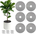 6 Pack 11.8" Cuttable Plant Pot Grids with 18 Stakes, Soil Cover & Cat & Animal Digging Stopper for Indoor Outdoor Garden Plants