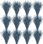 Uieke 12Pack Dried Lavender Flowers Bundles, 16" Dried Blue Flowers Preserved Lavender Stems Bouquet for Shower Weeding Home Fragrance Vase Crafts Decor, 600g(21oz)