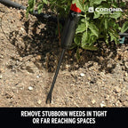 Corona Tools Extendable Handle Weeder for Raised Garden Beds – Adjustable 18"–32" Telescoping Garden Weeding Tool