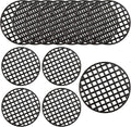100PCS 1.8"/45mm Round Flower Pot Hole Mesh Pad, Plastic Plant Pot Mesh Hole Cover, Bonsai Bottom Grid Mat Pad for Garden Prevent Soil Loss