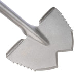 Root Slayer 22611 Serrated Garden Edger for Landscaping, Soil Cutting, and Clean Lawn Borders, Steel Tool, Red
