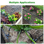 1/4 Inch Blank Drip Irrigation Tubing, 60FT Distribution Hose for Garden, Greenhouse & Raised Beds, Flexible UV-Resistant Watering Line for Drip Irrigation Systems