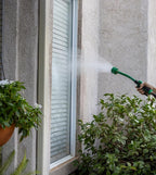 Rain Bird TRNZLWAND16 16" Watering Wand Garden Hose Nozzle, Front Trigger, Carbon Fiber Texture, Shower Spray Pattern