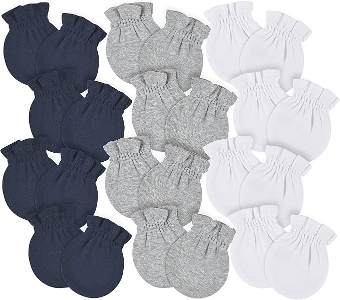Gerber Baby 8-pack and 12-pack No Scratch Mittens