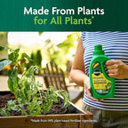 Miracle-Gro Organic Plant Food - Use with Indoor or Outdoor Plants, Organic Liquid Fertilizer for Containers and In-Ground Gardens, OMRI Listed, 32 fl. oz.