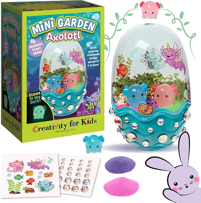 Creativity for Kids Mini Garden: Axolotl