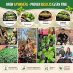 25 Most Popular Herb Seeds Variety Pack - 11,700 Non-GMO Heirloom Seeds for Planting Herbs in Individual Seed Packets for Hydroponic, Indoor & Outdoor Gardening - 2026 Season: Catnip, Dill, Thyme