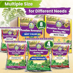 DUSPRO 1QRT Pre-Mixed House Plant Potting Mix 7in1 with Potting Soil Indoor Plants, Tropical Indoor Potting Soil with Pine Bark, Pumice, Coco Coir, Perlite, Worm Castings, Gypsum, Peat Moss