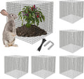 UNIFAMILY 20 Pcs Plant Protectors from Animals, 5 Packs Metal Wire Plant Cage, Garden Protector Cage from Deer, Mesh Garden Protector from Rabbits, Chicken Wire Plant Covers from Animals