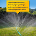 Sprinkler Hose 25FT, Heavy Duty Watering Hoses, Efficient Irrigation Tubing for Garden Lawn Sprinklers System with 10 Pack Staples