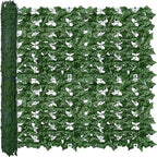 ODTORY Artificial Ivy Privacy Fence Wall Screen: 40X100 in UV-Anti Faux Greenery Backdrop Ivy Vine Leaf Hedges Fence Panels for Patio, Balcony, Garden, Backyard Indoor Outdoor Green Decor