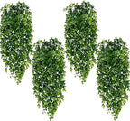 Waipfaru 8Pcs Fake Hanging Plants 2.7ft Fake Plants UV Resistant Fake Vines Artificial Decor for Indoor Outdoor Party Wall Porch Wedding Decoration