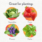 Whitney Farms Organic Potting Soil - Natural Indoor and Outdoor Container Mix, Organic Potting Soil for Vegetables, Herbs and Flowers, Feeds Plants up to 2 Months, 8 qt.