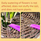 4 Pcs Plant Pot Cover Plant Protector from Animal 30cm/11.8" Plant Pot Grid with Center Cutout Flower Cover Soil Protectors for Plants (Brown)
