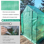 Small Greenhouse for Outdoors,56 x 30 x 76''Mini Walk in Greenhouse, Portable Greenhouse with Roll-up Zipper Entry Door and Anchors for Stability