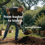 All Purpose Topsoil 6 lb Pail, Premium Garden Planting Soil for Indoor Outdoor Plants, Flowers, Vegetables, Shrubs, Raised Beds, Containers and Landscaping